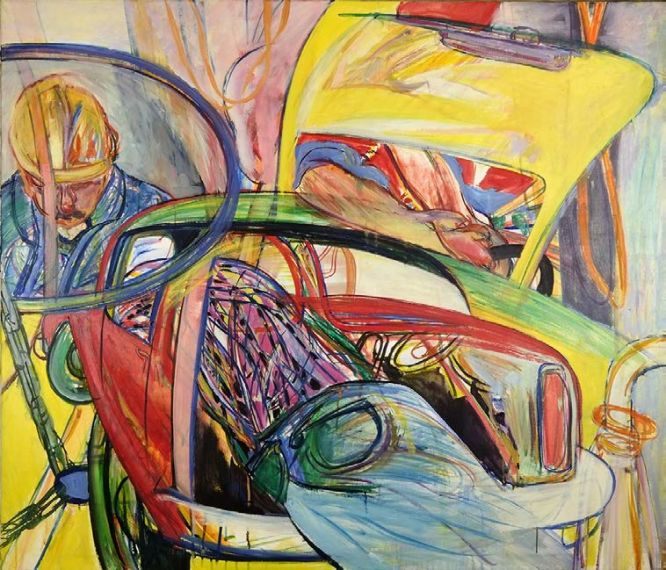 Florian Köhler - Ohne Titel - 1975 - 96  x 110 cm