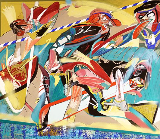 Florian Köhler - Hürde - 1972 - 130 x 150 cm