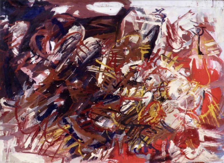 Reinhold Heller - Raub der Töchter des Leukippos - 1962 - 117 x 156 cm