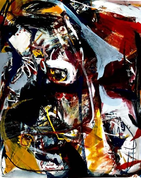 Heino Naujoks - Unterwegs - 1983 140 x 115 cm