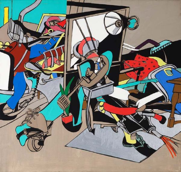 Florian Köhler - Interieur - 1968 - 95  x 100 cm