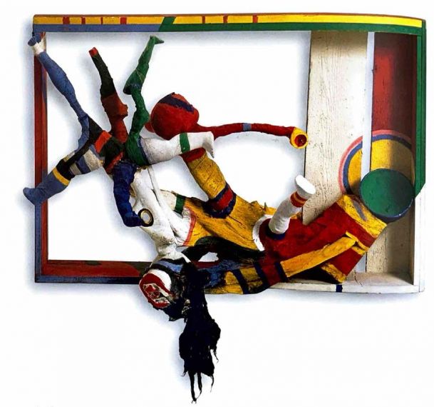 Hans Matthäus Bachmayer - Ausflug der Puppen - 1964 - 90 x 105 x 51 cm