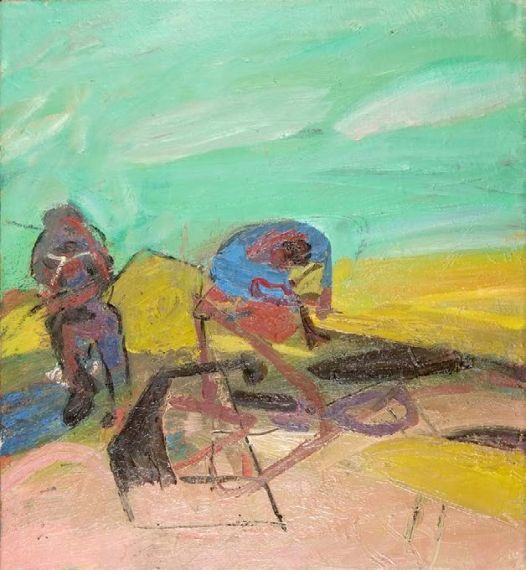 Florian Köhler - Ohne Titel - 1998  - 120  x 100 cm