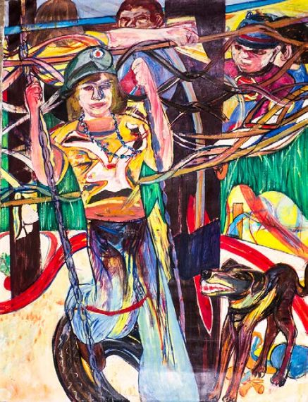 Florian Köhler - Ohne Titel - 1976 - 105  x 80 cm