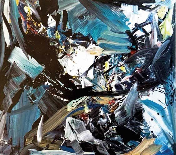 Heino Naujoks - Flut II - 1992 -  150 x 175 cm